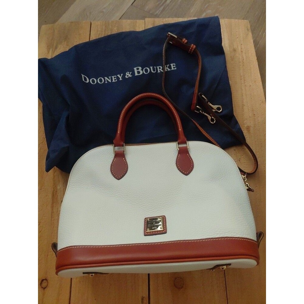 Dooney & Bourkee Pebble Grain Zip Zip Satchel
